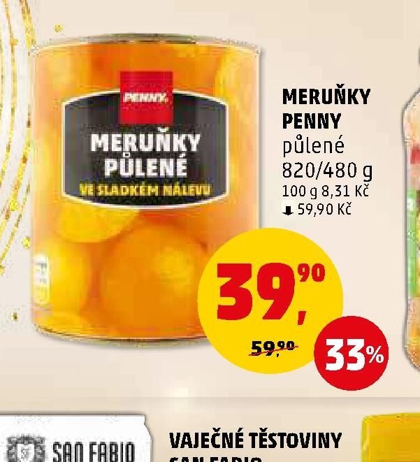 MERUŇKY PENNY půlené