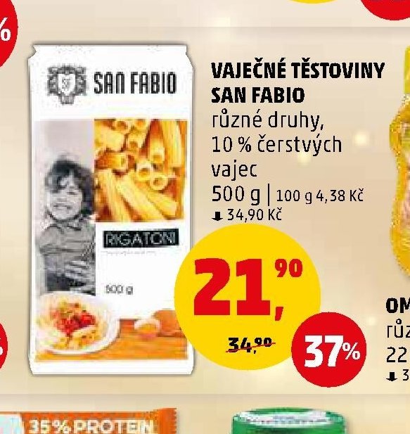 VAJEČNÉ TĚSTOVINY SAN FABIO