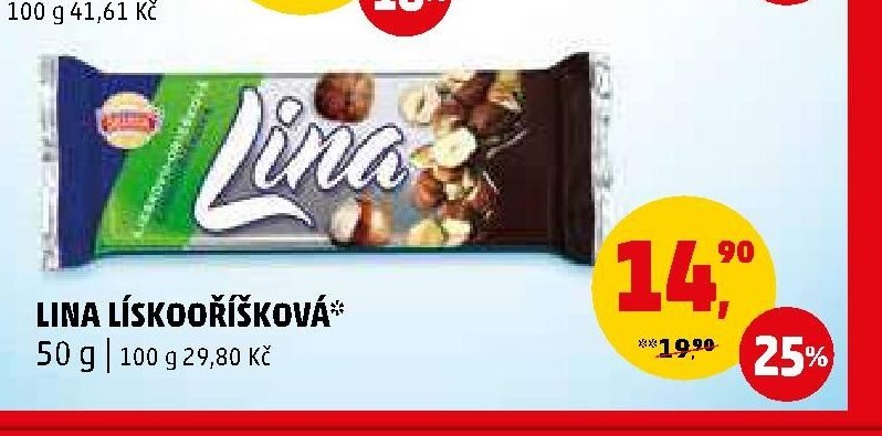 Lina lískooříšková 50 g