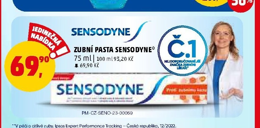 Zubní pasta Sensodyne