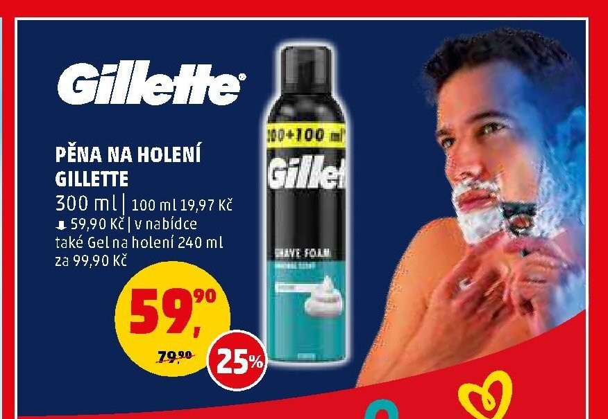Pěna na holení Gillette