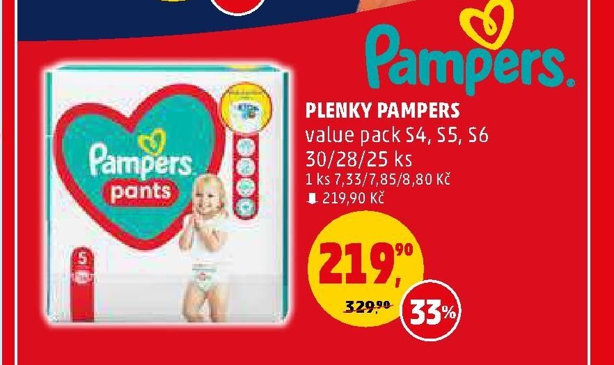 Plenky Pampers
