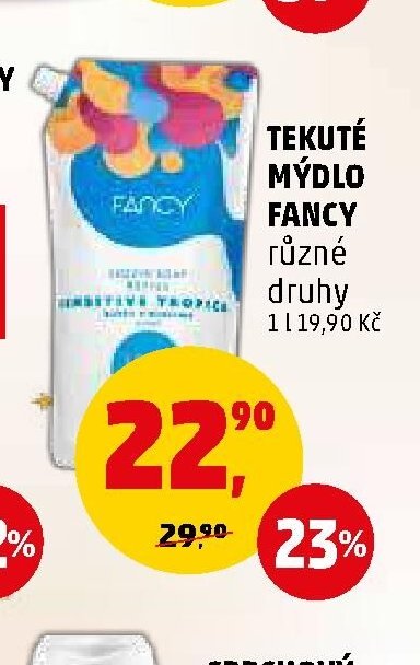 TEKUTÉ MÝDLO FANCY různé druhy 1 l