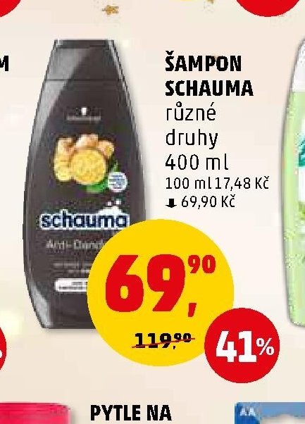 ŠAMPON SCHAUMA různé druhy 400 ml