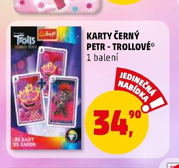 KARTY ČERNÝ PETR - TROLLOVÉ