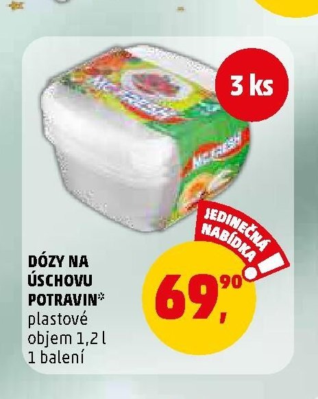 DÓZY NA ÚSCHOVU POTRAVIN