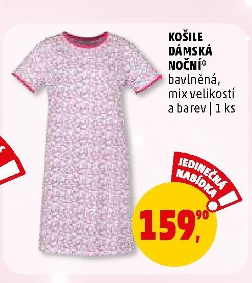 KOŠILE DÁMSKÁ NOČNÍ