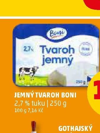 Jemný tvaroh Boni
