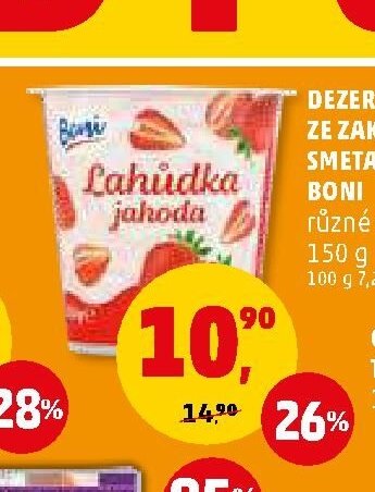 Dezert ze zakysané smetany Boni