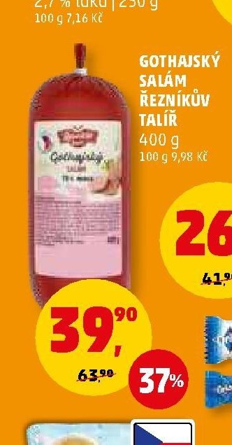 Gothajský salám Řezníkův talíř