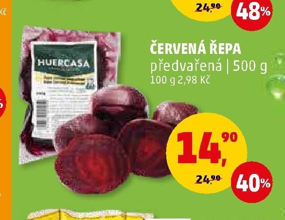 Červená řepa předvařená