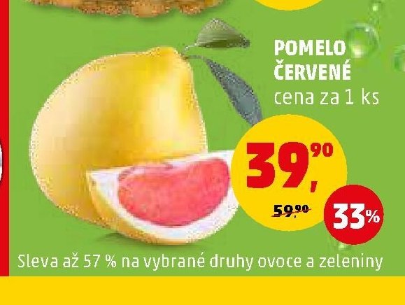 Pomelo červené