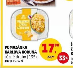 Pomazánka Karlova Koruna 135 g