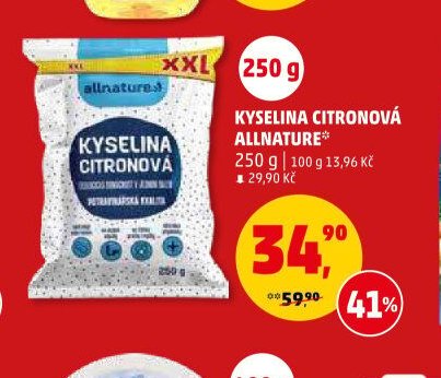 Kyselina citronová Allnature