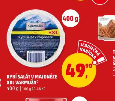 Rybí salát v majonéze XXL Varmuža