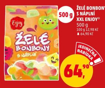 Bonbony želé s náplní Enjoy