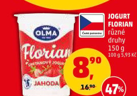Jogurt smetanový Florian Olma