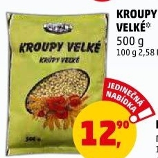 Kroupy velké ječné Bílý mlýn Kepka