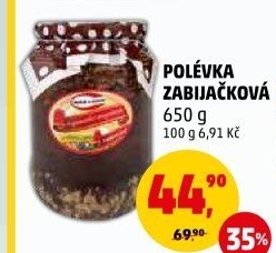 Polévka zabijačková Řeznictví Kněždub Náhlík&