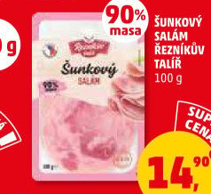 Salám šunkový Řezníkův talíř