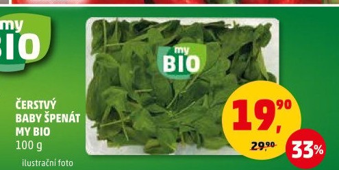 Špenát baby My BIO