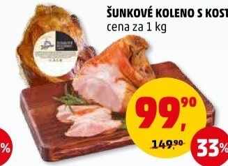 Šunkové koleno s kostí Dobrá česká Zabijačka
