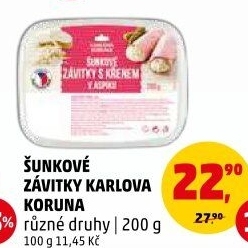 Šunkový závitek v aspiku Karlova Koruna
