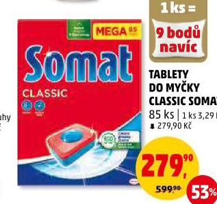 Tablety do myčky Classic Somat