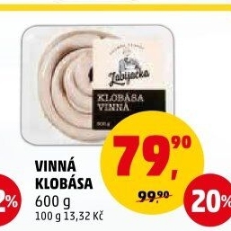 Vinná klobása Dobrá česká Zabijačka