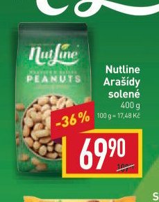 Nutline Arašídy solené 400g