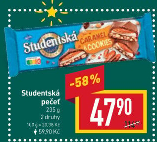 Čokoláda Studentská pečeť Orion