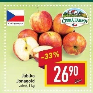 Jablka Jonaprince Česká Farma
