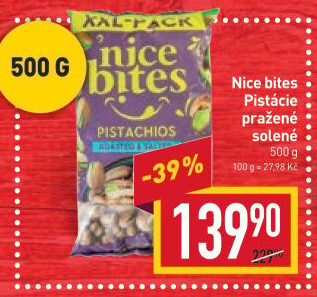Pistácie pražené Nice Bites