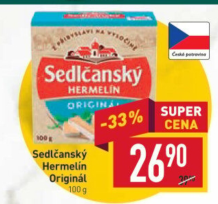 Sýr Hermelín Sedlčanský