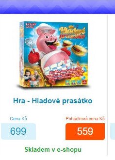Hra - Hladové prasátko