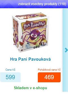 Hra Paní Pavouková