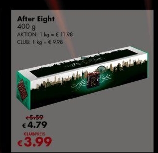 Čokoládové plátky Nestlé After Eight