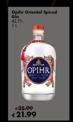 Gin Spiced Oriental Opihr