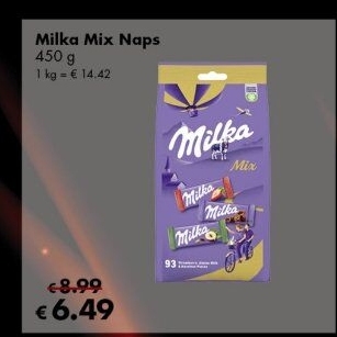 Sladkosti mix Milka