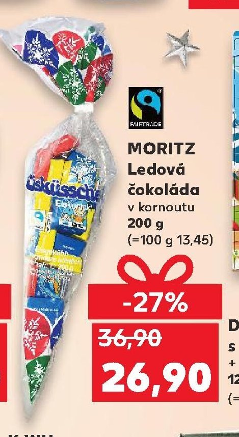 Moritz Ledová čokoláda v kornoutu 200 g