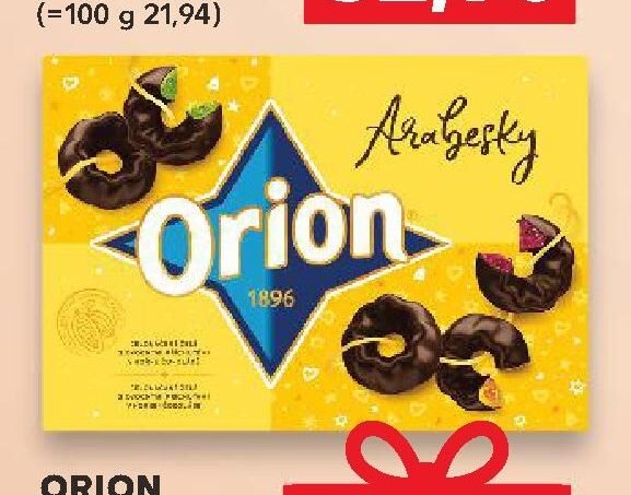 Orion Arabesky želé v čokoládě 350 g/397 g