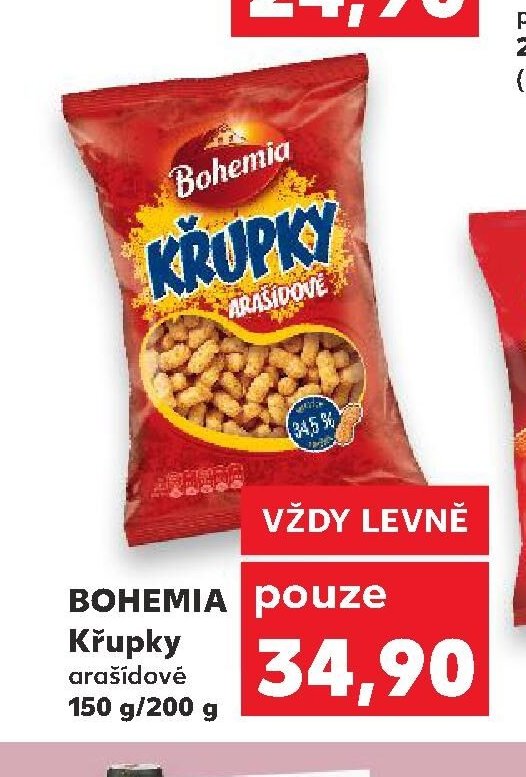 BOHEMIA Křupky arašídové 150 g