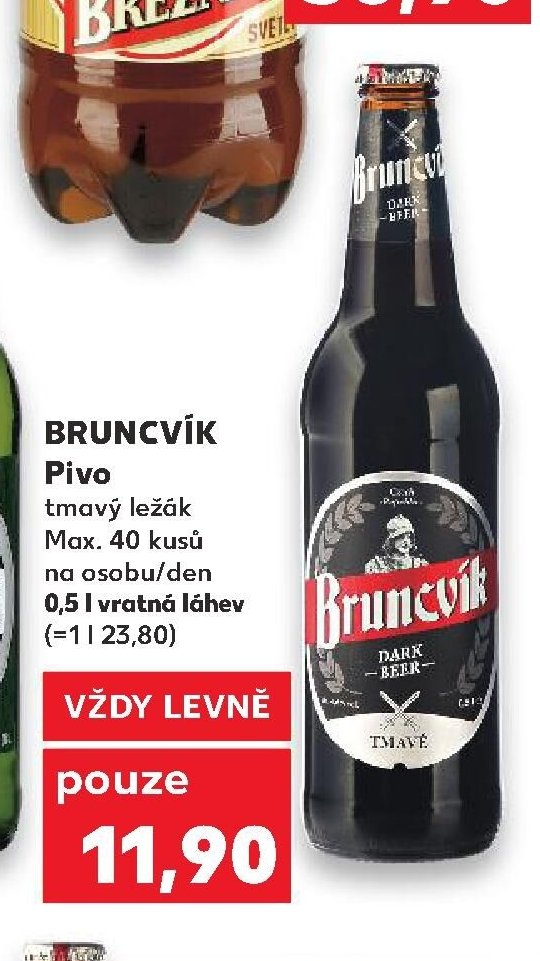 Bruncvík Pivo tmavý ležák