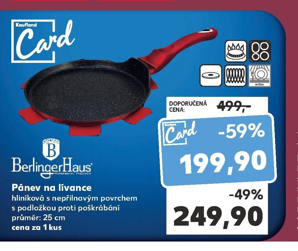 Pánev na lívance hliníková