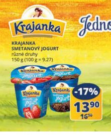 Krajanka smetanový jogurt