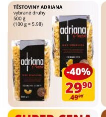 Těstoviny Adriana