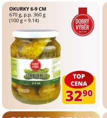 Okurky 6-9 cm