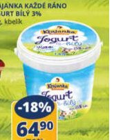 Krajanka jogurt bílý