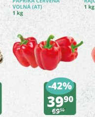 Paprika červená volná