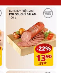UZENINY PŘÍBRAM POLOSUŠÝ SALÁM